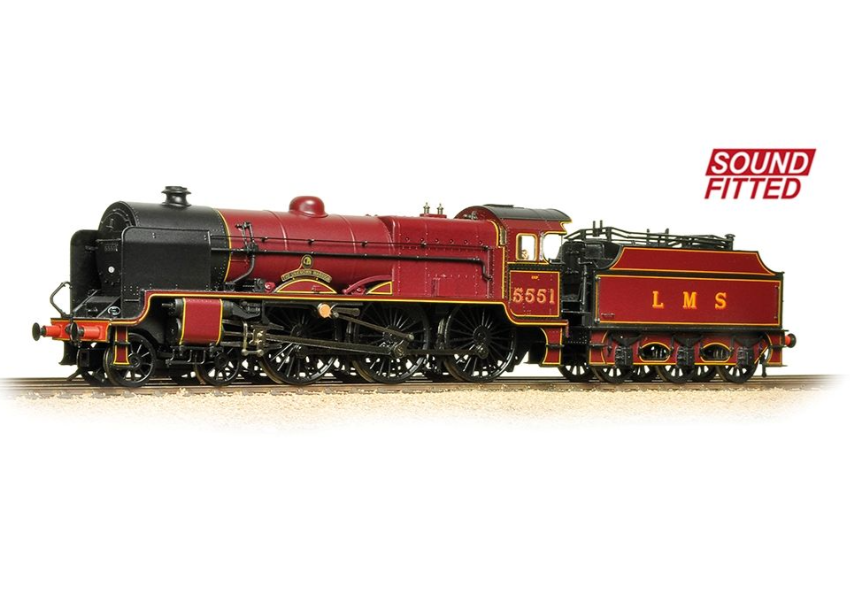 31-215SF - Bachmann - OO - LMS 5XP 'Patriot' 5551 'The Unknown Warrior' LMS Crimson OO