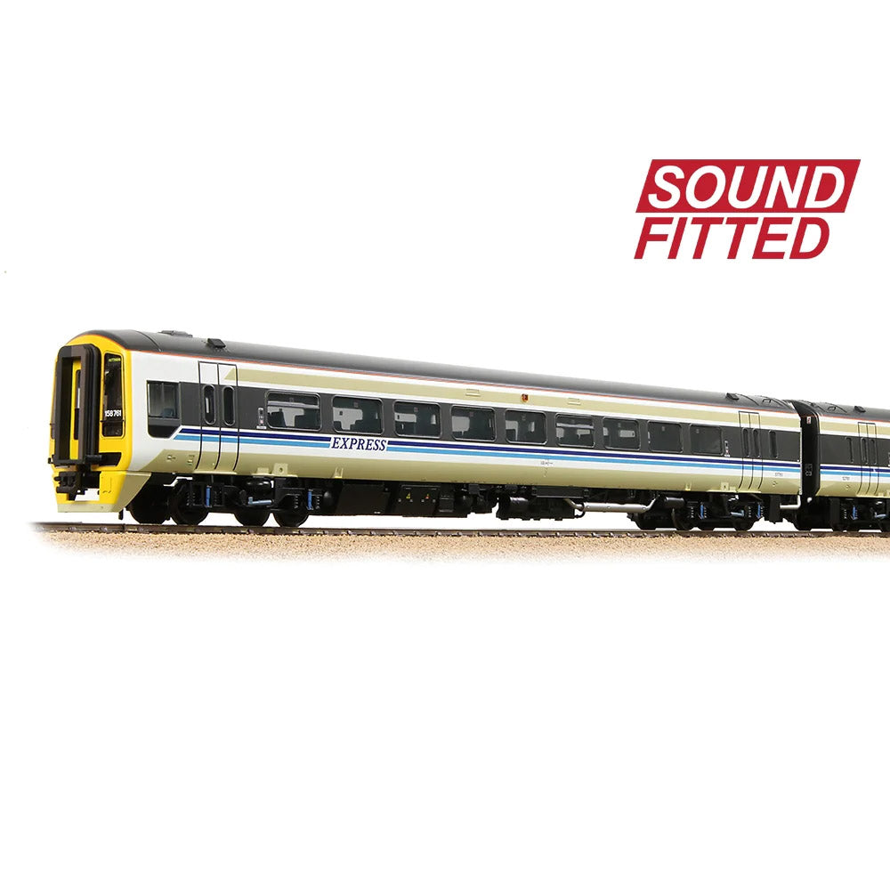 Class 158 2 Car DMU - 158761 Provincial Express SOUND FITTED