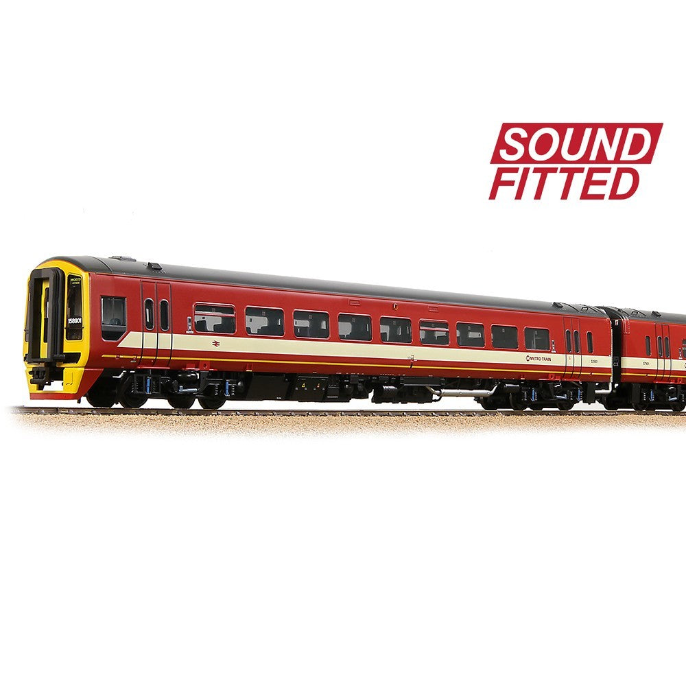 Class 158 2 Car DMU - 158901 - West Yorks PTE SOUND FITTED