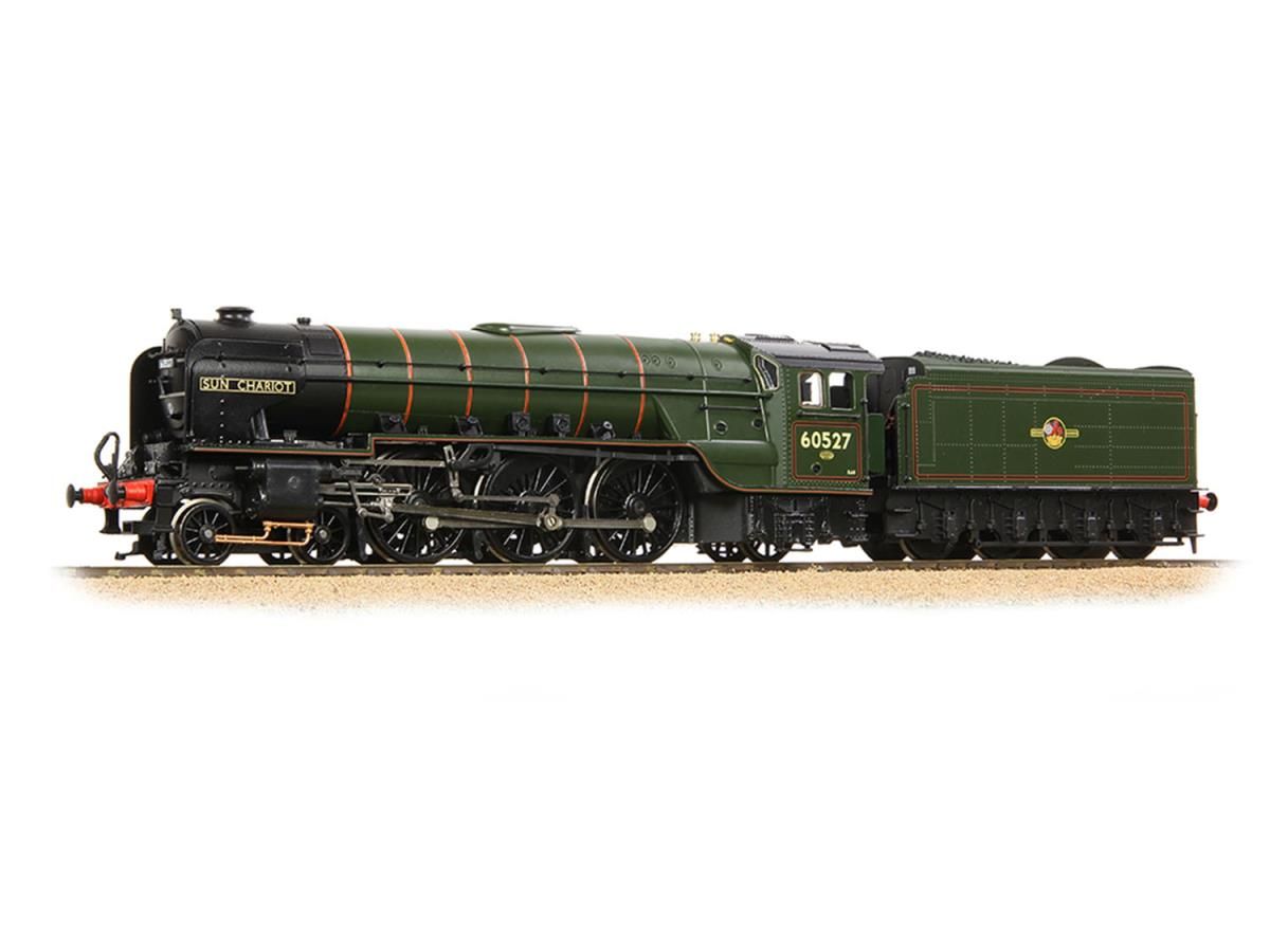 31-528BSF - Bachmann - OO - LNER Peppercorn A2 60527 'Sun Chariot' BR Lined Green (Late Crest)