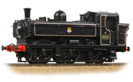 32-205B GWR 8750 Pannier Tank 9600 BR Lined Black