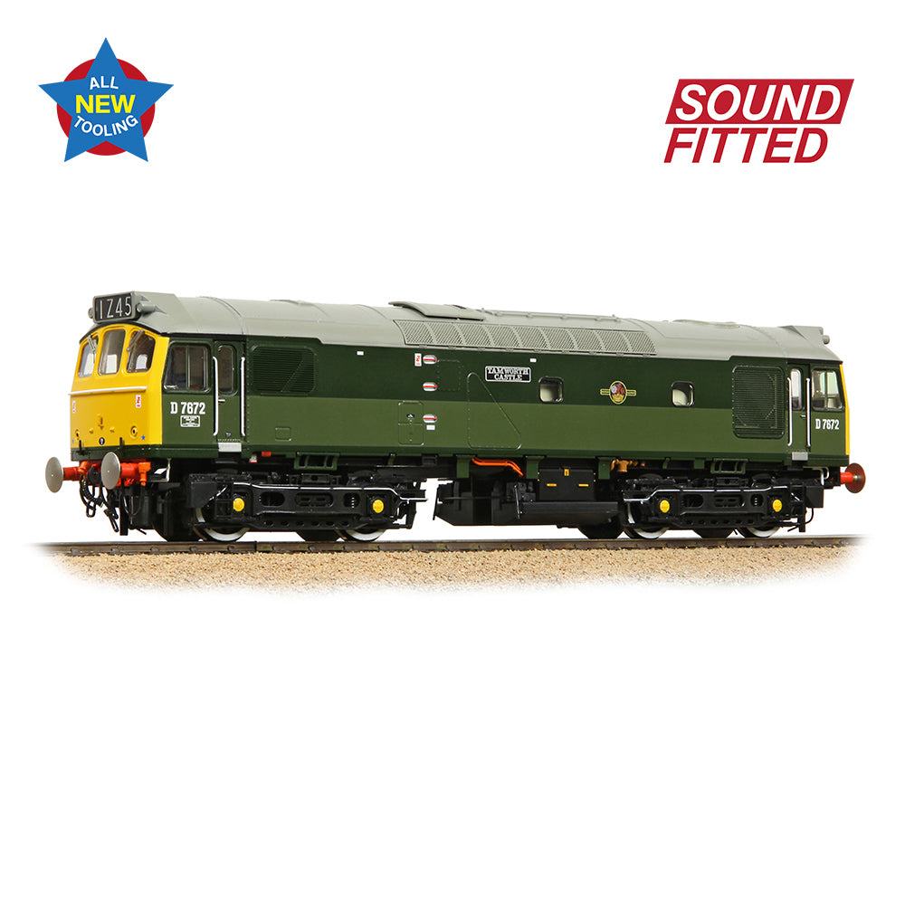 Bachmann-BR Class 25/3 Tamworth Castle BR 2 Tone Green SOUND