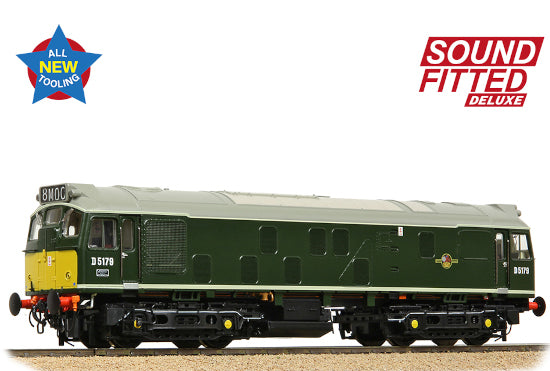 32-343ASFX Class 25/1 D5179 BR Green Sound Fitted Deluxe