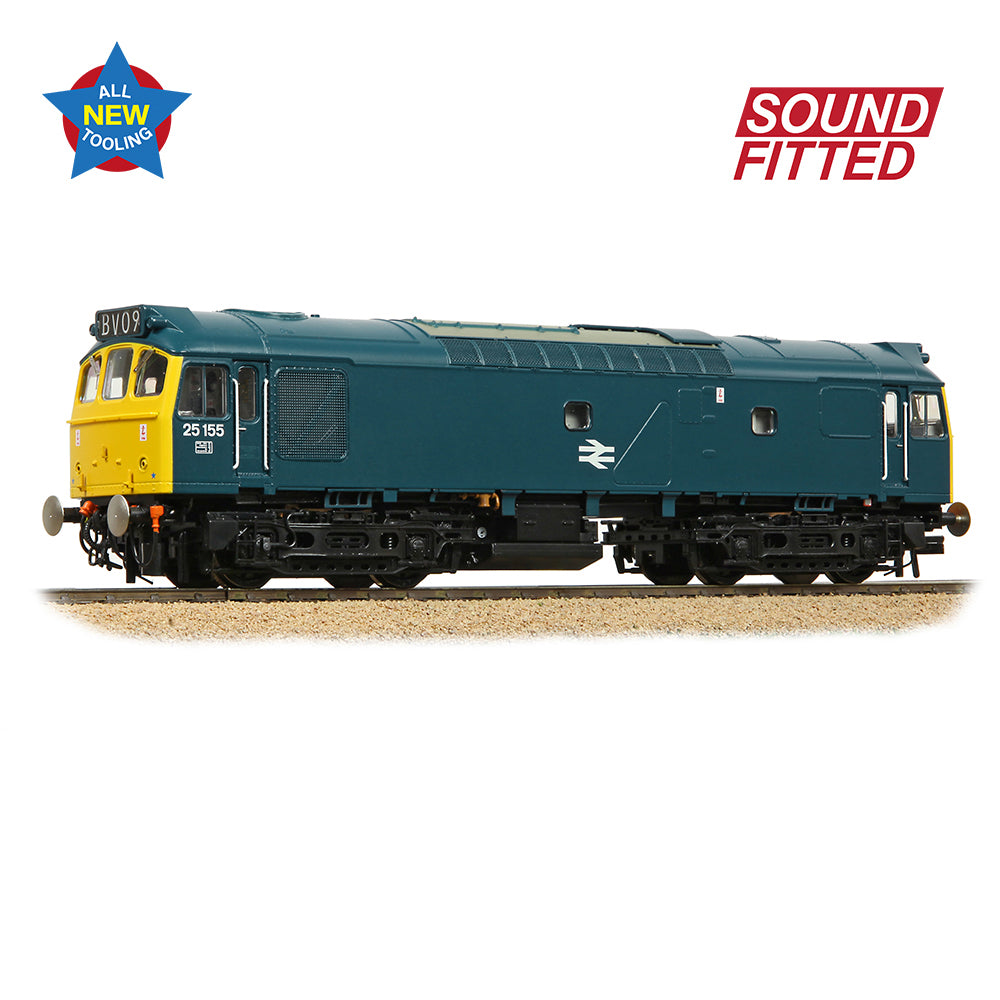 Bachmann - BR Class 25/1 25155 BR Blue SOUND FITTED