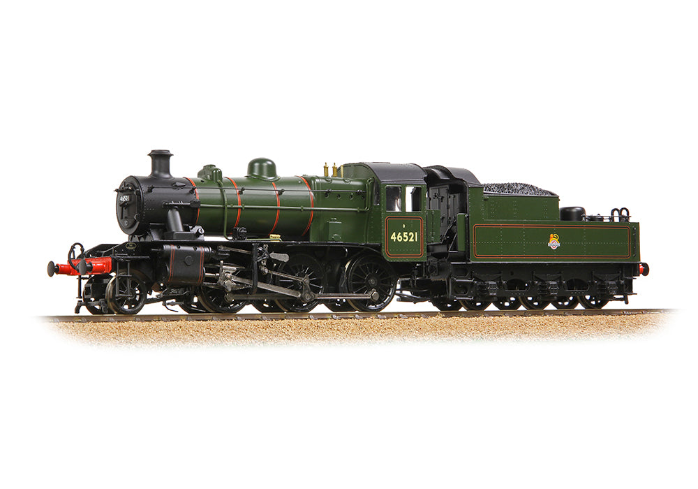 32-831 - Bachmann - OO - LMS Ivatt 2MT 46521 BR Lined Green (Early Emblem)