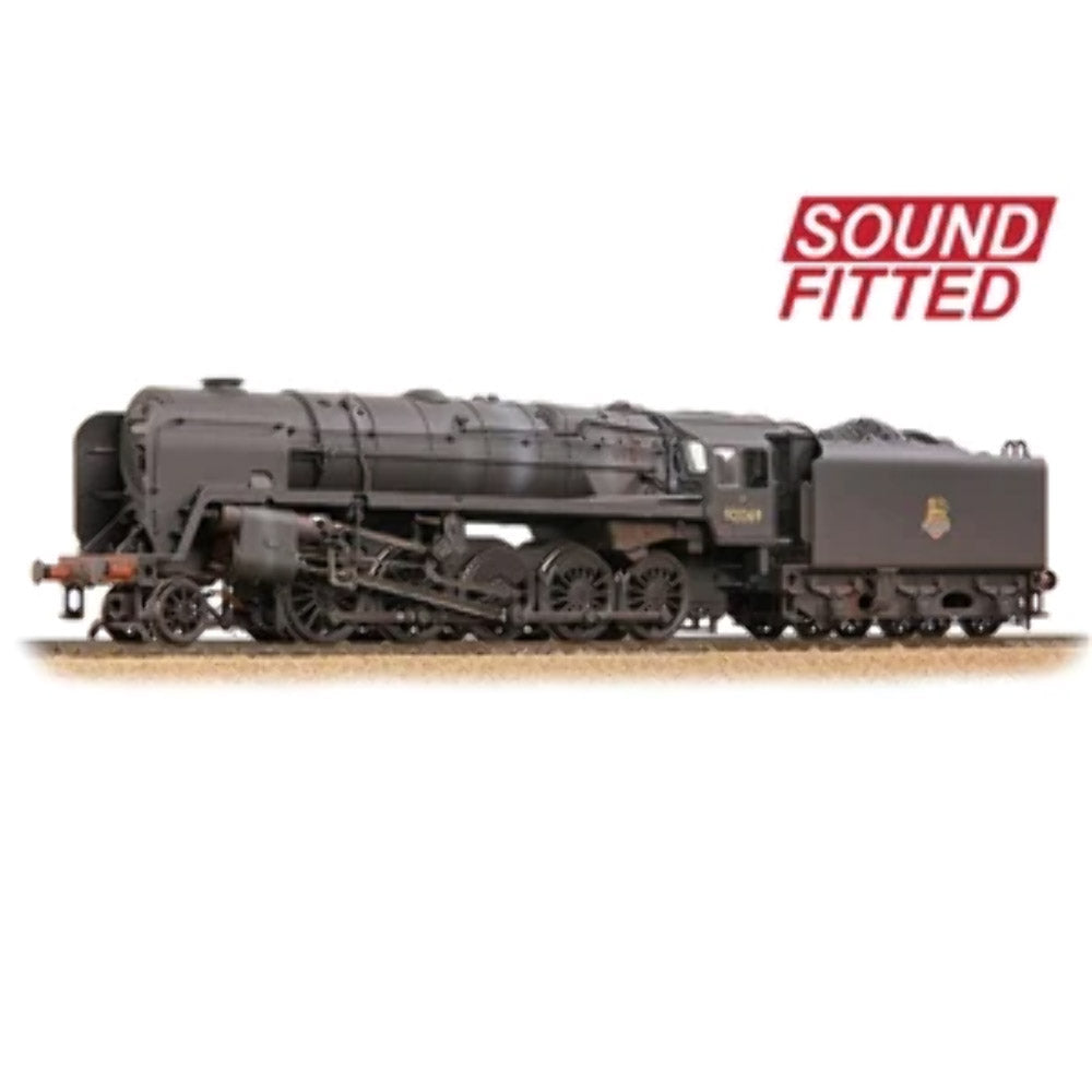 BR Standard 9F Class 92069 BR Black Early Emblem-Wthrd & SF