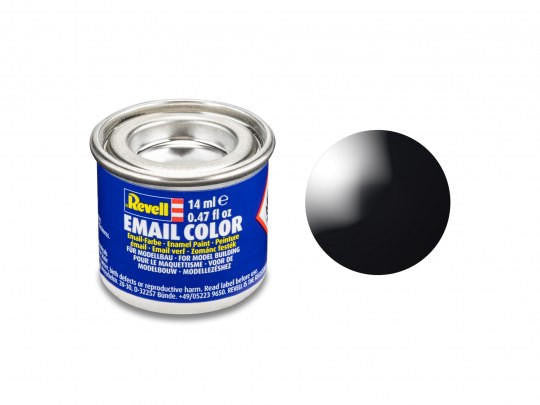 32107 - Revell - Gloss "Black" (RAL 9005) Email Color Enamel - 14ml