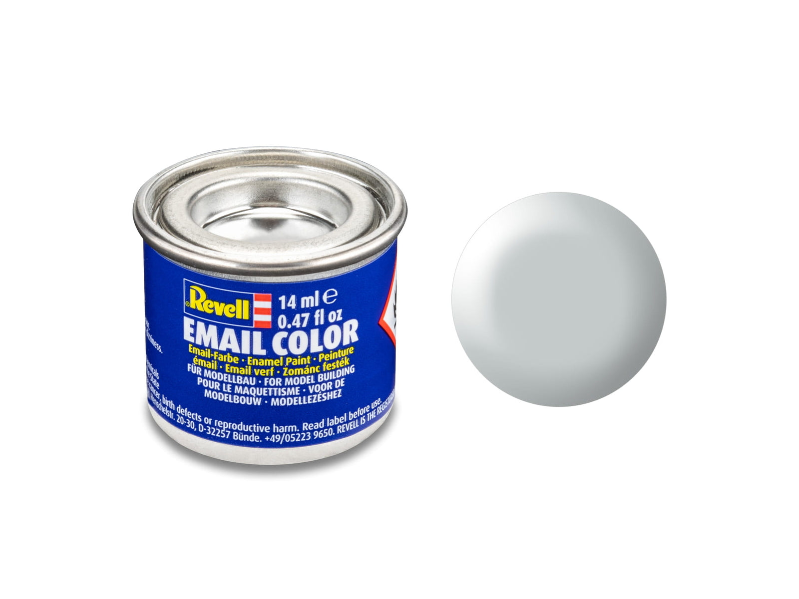 32371 - Revell - Silk "Light Grey"(RAL 7035) Email Color Enamel 14ml