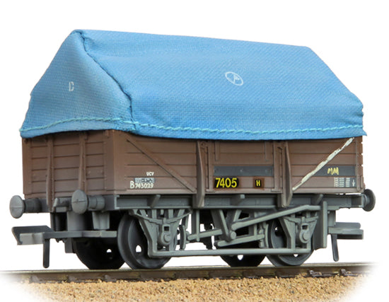 33-085D  5 Plank China Clay Wagon BR Bauxite (TOPS) With Hood [W]