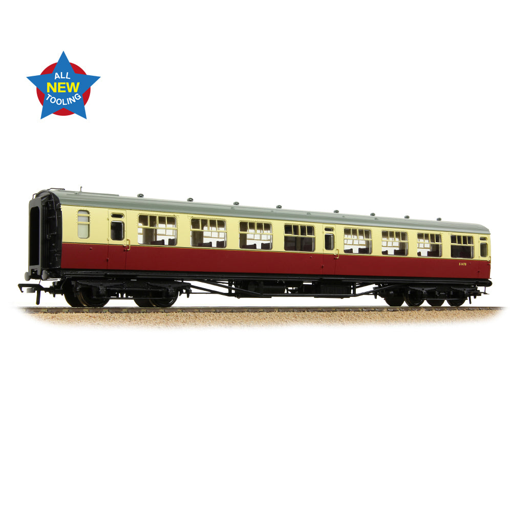 34-825 - Bachmann - OO - SR Bulleid Third Open 15" Vents BR Crimson & Cream OO