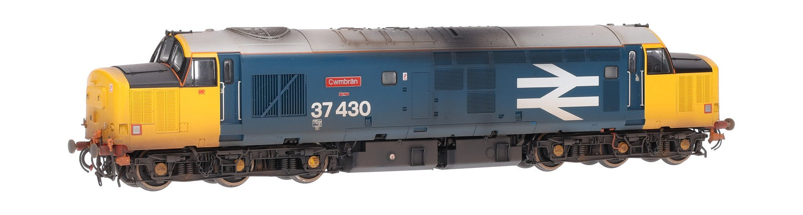 Class 37/4 37430 'Cwmbran' BR Blue Large Logo