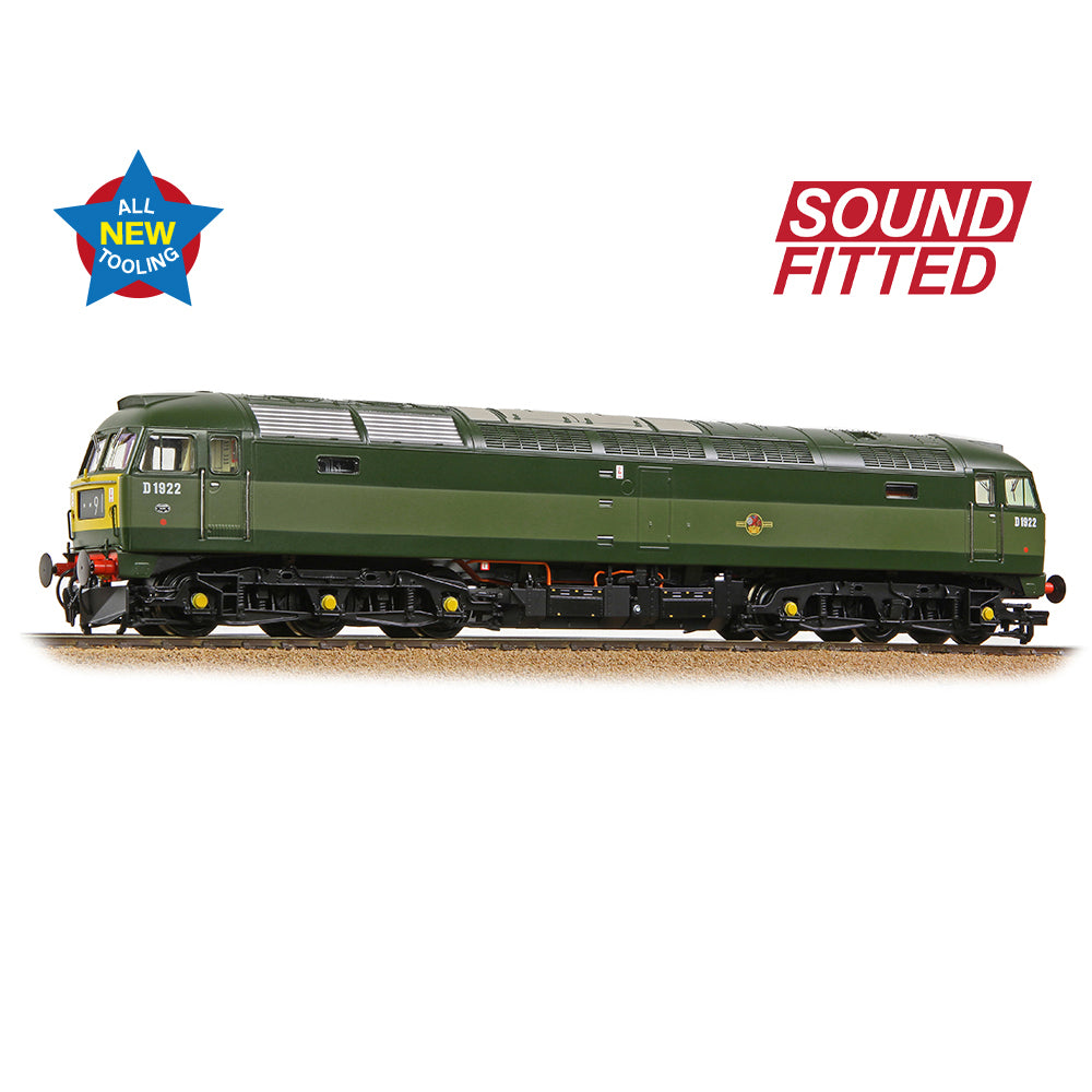 35-410ASF - Bachmann - OO - Class 47/0 D1922 BR Two-Tone Green (Small Yellow Panels) SOUND FITTED