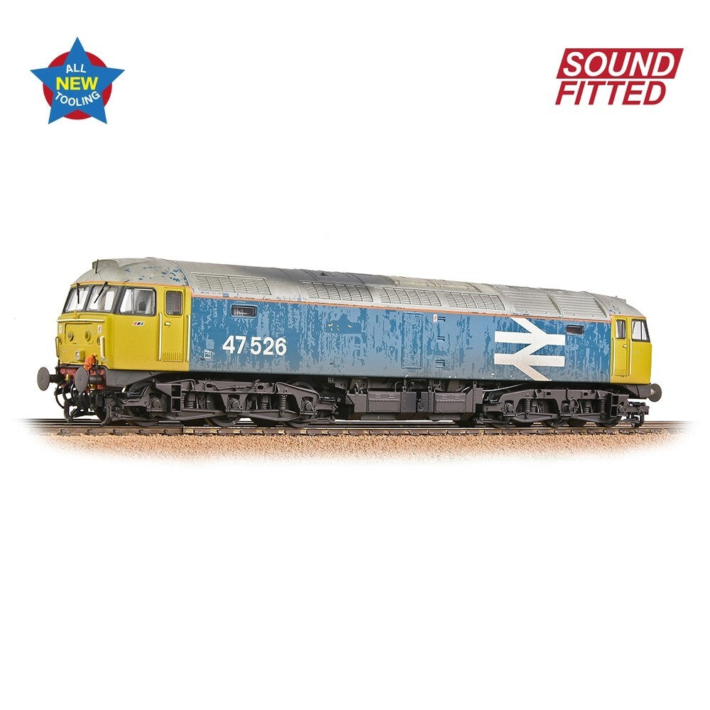 BR Class 47/4 47526 Weathered/Sound fItted