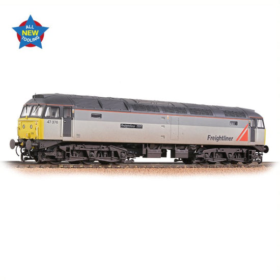 SALE 35-430 Class 47/3 47376 'Freightliner 1995' Freightliner Grey (Weathered)