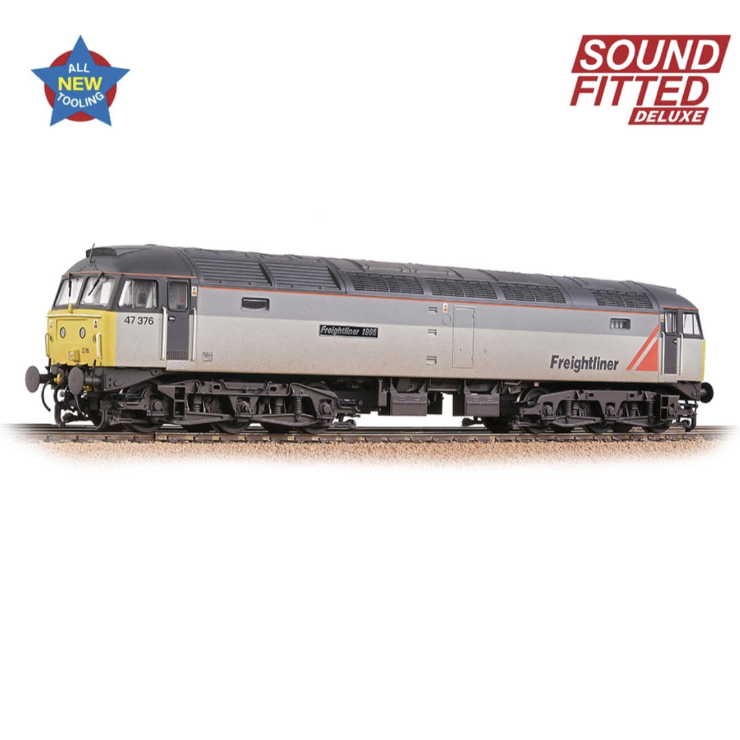 BR Class 47/3 - 47376 Freightliner Grey Weathered Sound XTR