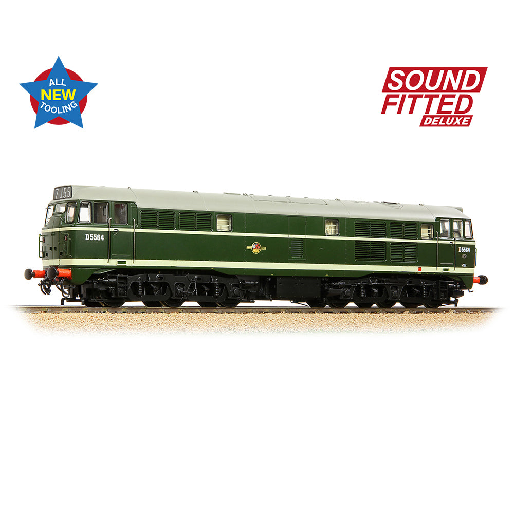 BR Class 30 D5564 BR Green Late Crest Sound Extra