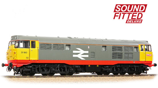 35-821SFX Class31/1 Refurbished 31180 BR Railfreight (Red Stripe) SOUND FITTED Deluxe