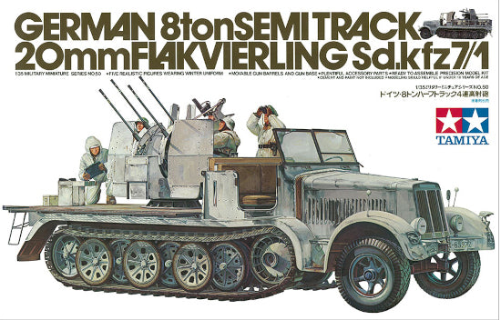 35050 German 8ton Semi-Track Flak 37 Sd.Kfz 7/2 1/35