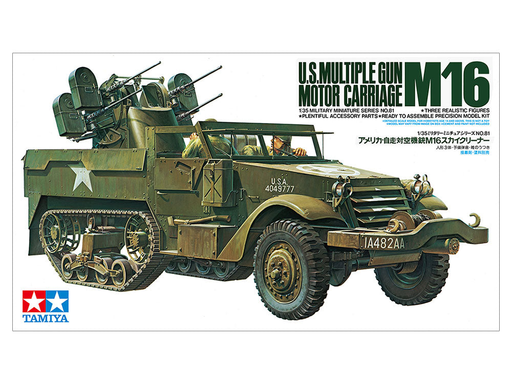 35081 - Tamiya - 1/35 U.S. Multiple Gun Carriage M16