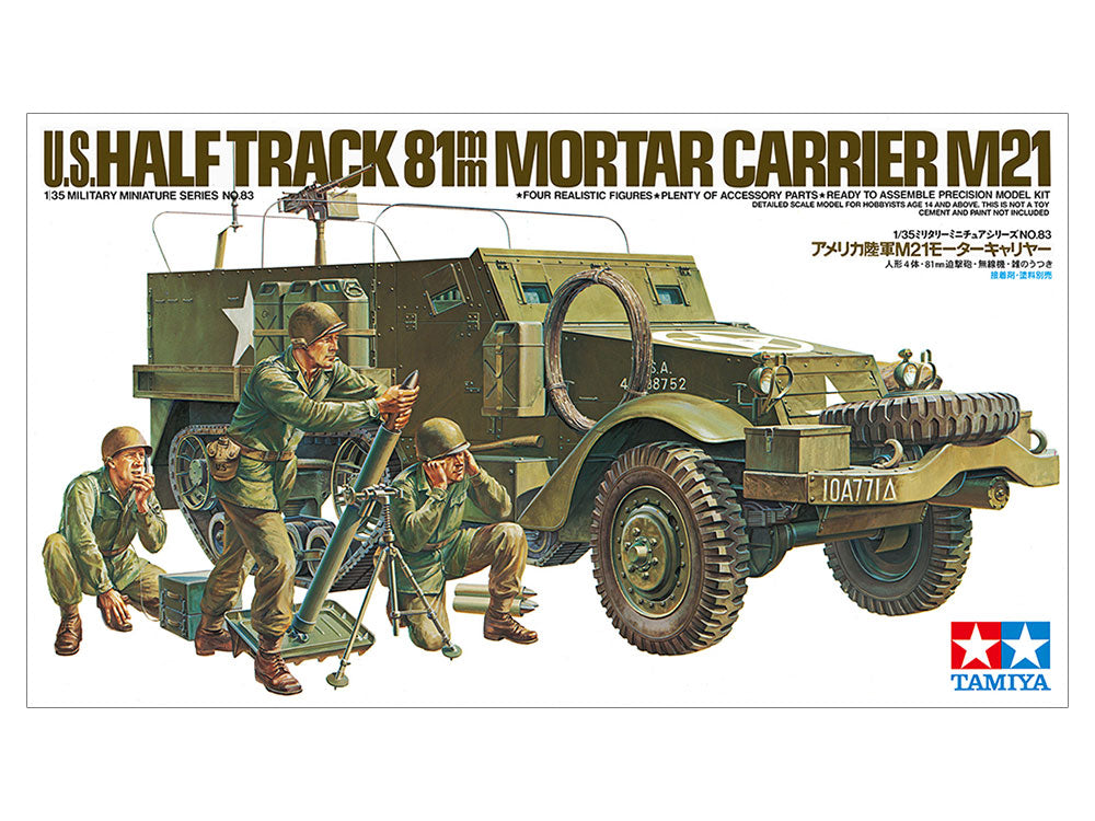 35083 - Tamiya - 1/35 U.S. Mortar Carrier M21