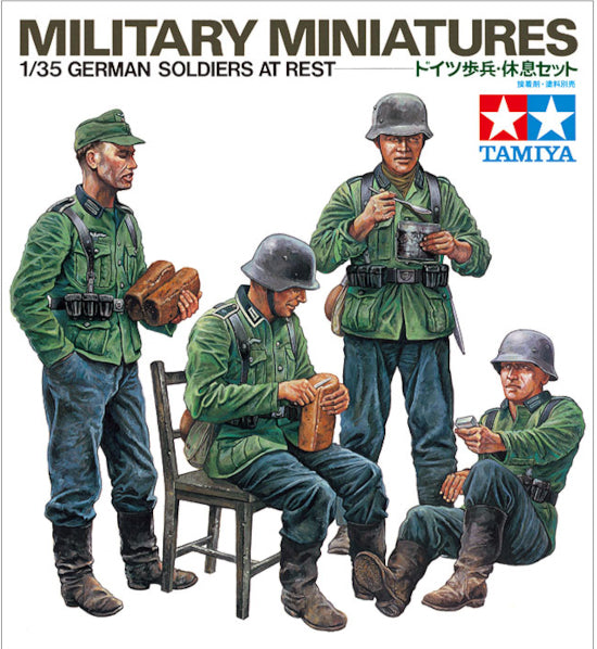 35129 German Soldiers At Rest 1/35