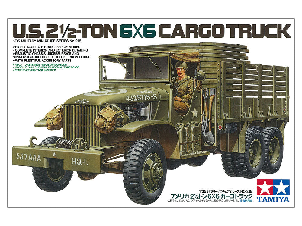 35218 - Tamiya - U.S. 2.5-Ton 6x6 Cargo Truck