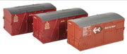 36-004A BD Containers BR Bauxite (x1) & Crimson (x2)