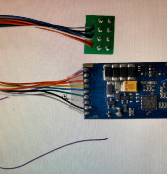 36-566A 8 Pin DCC Loco Decoder (with Brake Button function)