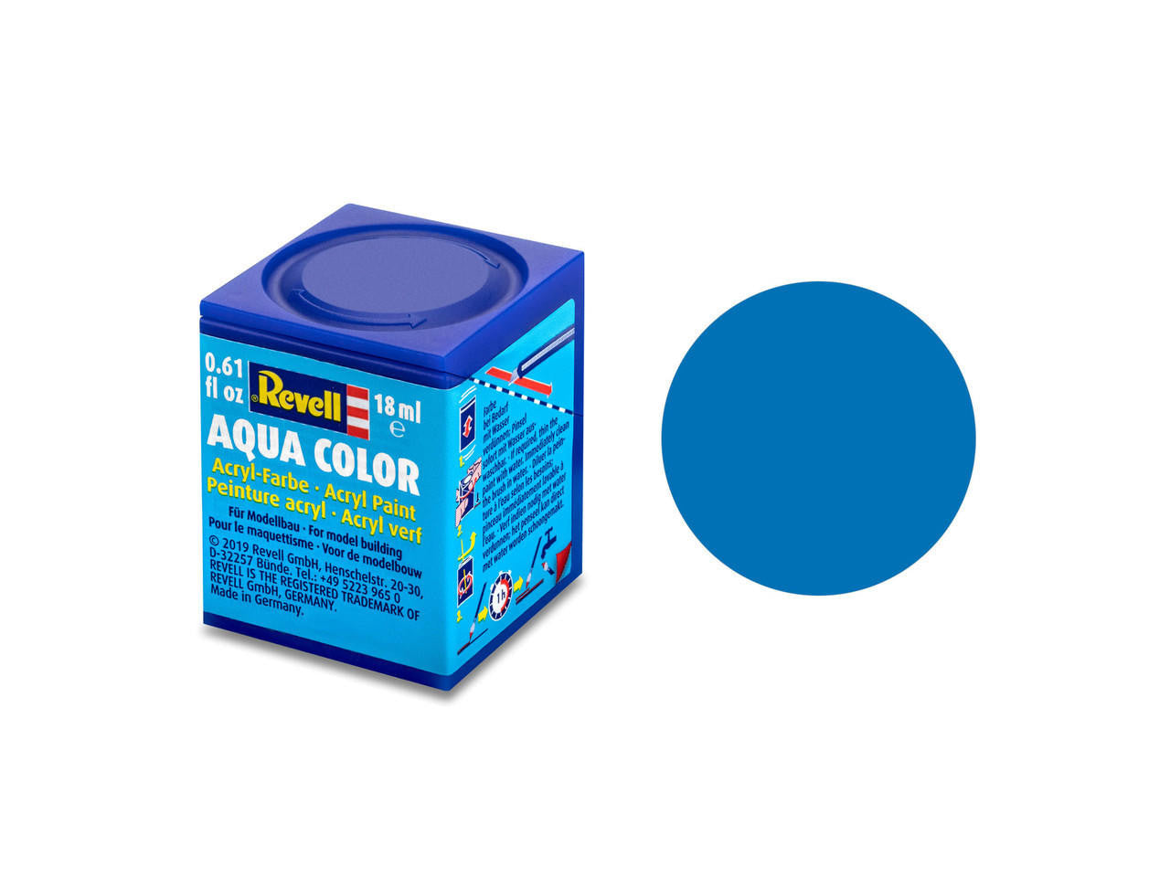 36156 - Revell - Matt "Blue" (RAL 5000) Aqua Color Acrylic - 18ml