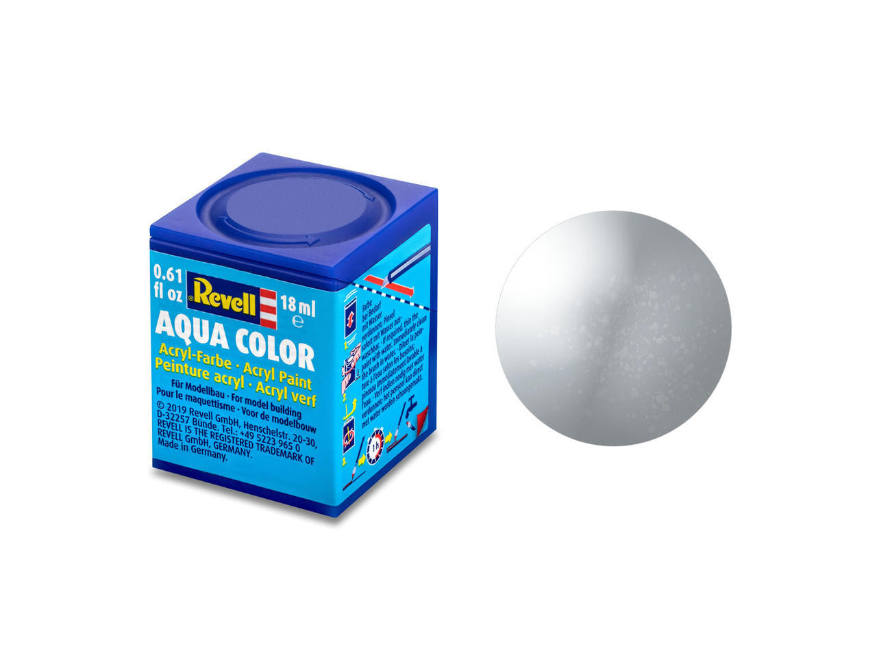 36190 - Revell - Metallic "Silver" Aqua Color Acrylic - 18ml