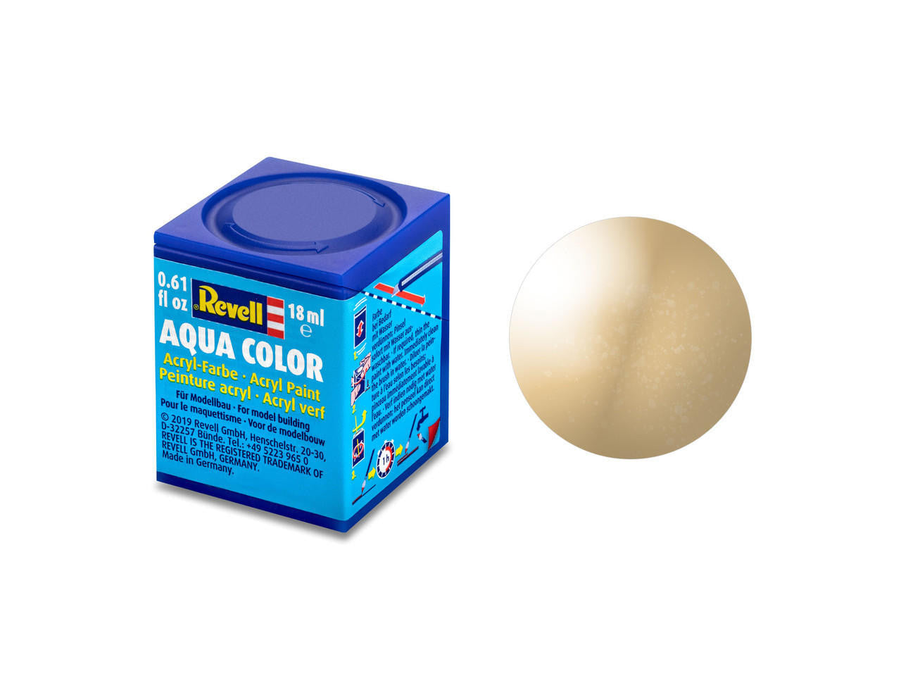36194 - Revell - Metallic "Gold" Aqua Color Acrylic - 18ml