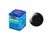 Revell 36302 Silk "Black" (RAL 9005) Aqua Color Acrylic - 18ml