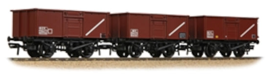 37-238A BR 16T Steel Mineral Top Flap Doors 3-Wagon Pack BR Bauxite (TOPS) SPECIAL OFFER