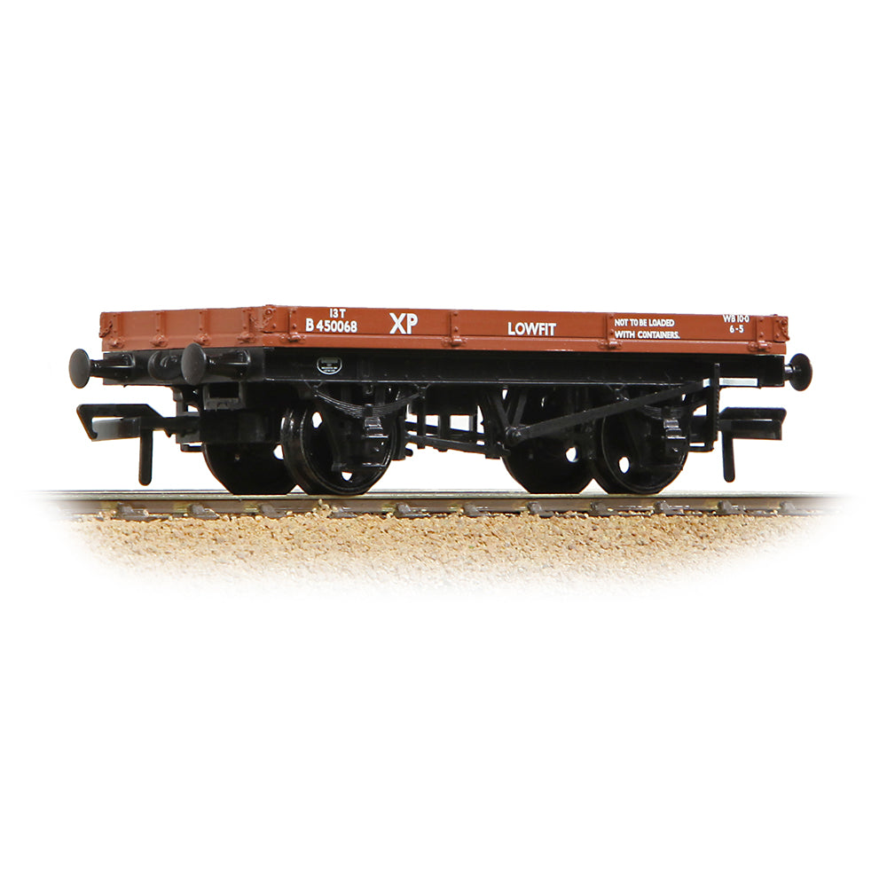 37-477D - Bachmann - OO - 1 Plank 'Lowfit' Wagon BR Bauxite (Early)