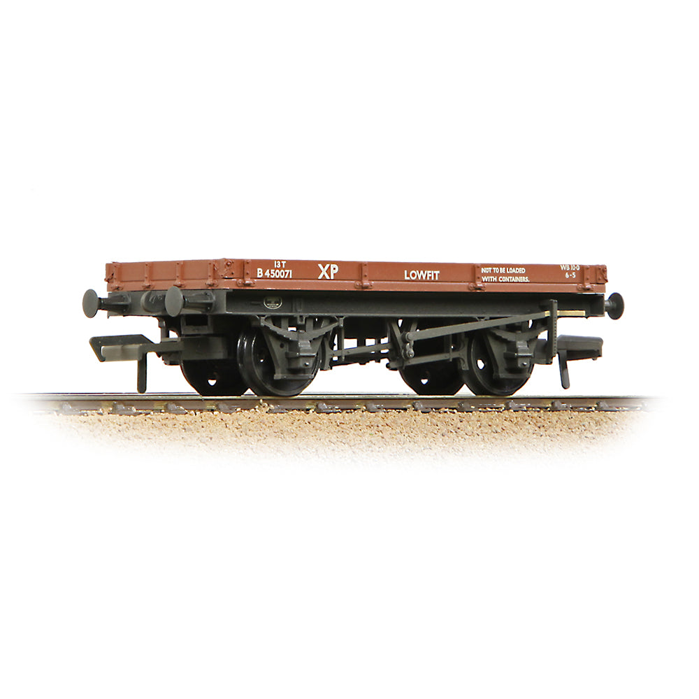 1 Plank Lowfit Wagon - BR Bauxite Early Weathered