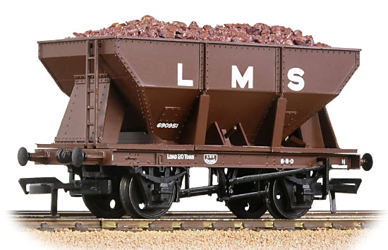 37-509 24T Ore Hopper LMS Bauxite - Includes Wagon Load