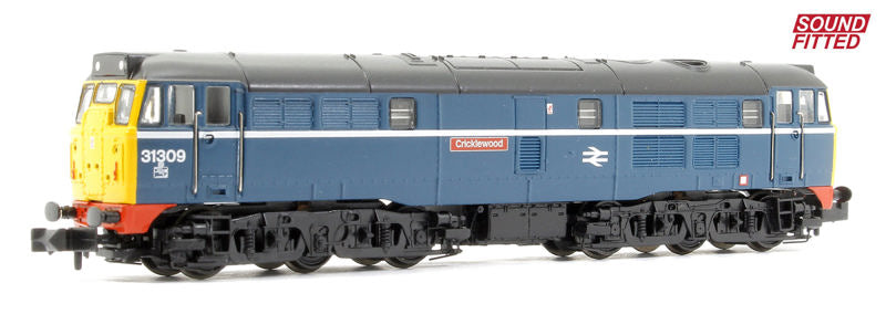 BR Class 31 - 31309 'Cricklewood' (SOUND)
