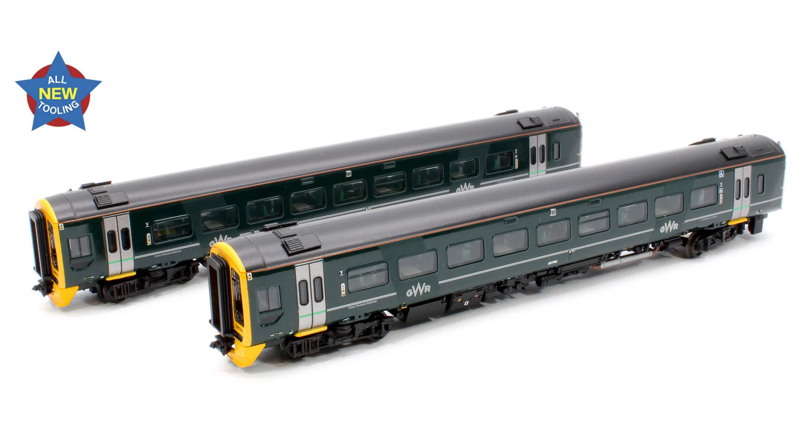 Class 158 2 Car DMU 158766 GWR Green