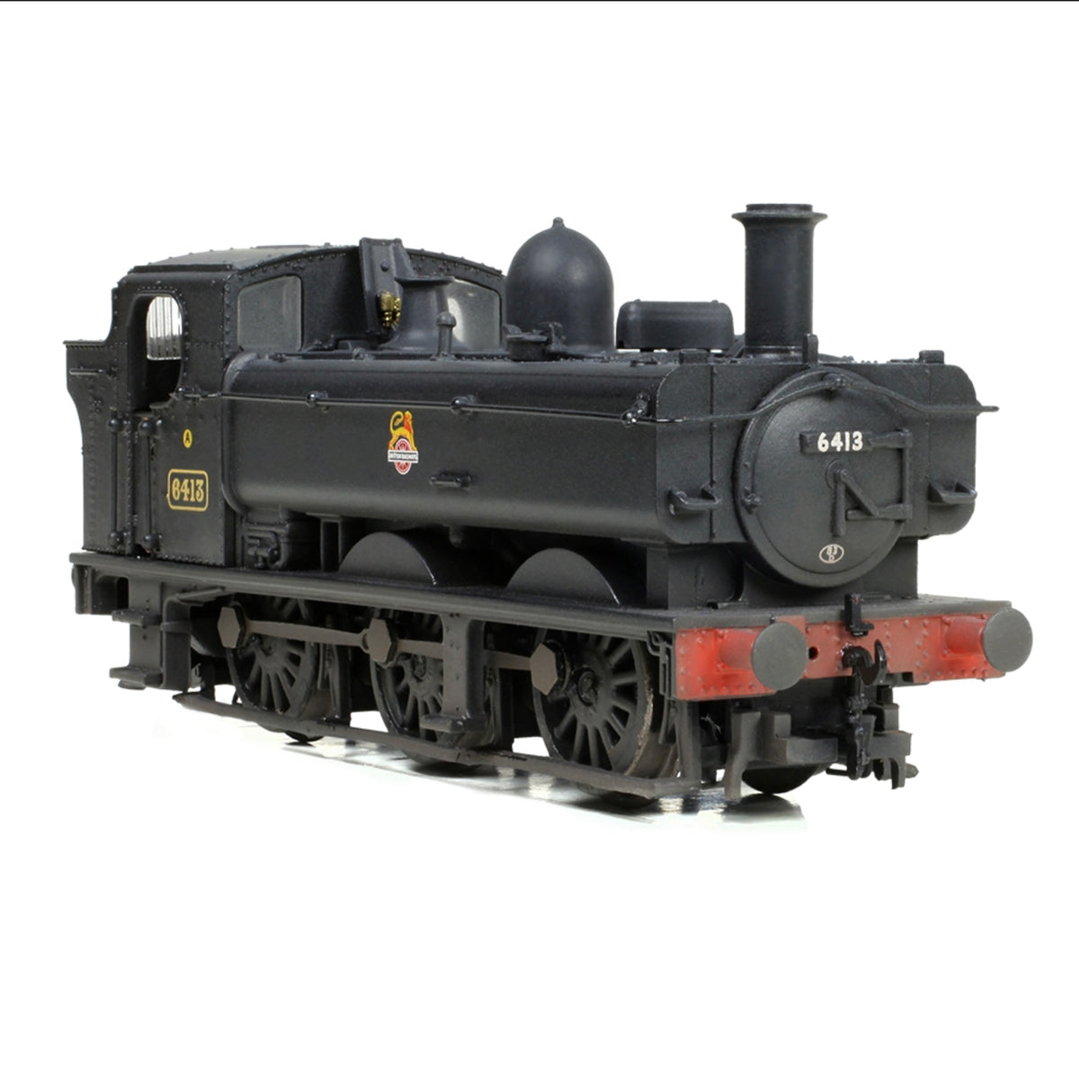 371-986C - Graham Farish - N - GWR 64xx Pannier Tank 6413 BR Black (Early Emblem) (W)