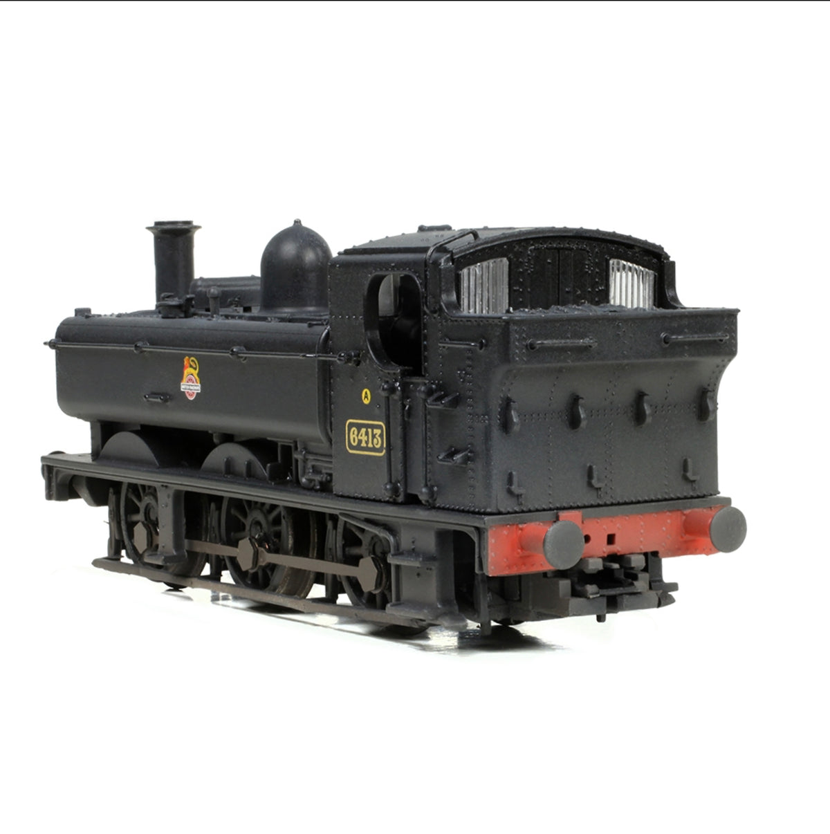 371-986C - Graham Farish - N - GWR 64xx Pannier Tank 6413 BR Black (Early Emblem) (W)