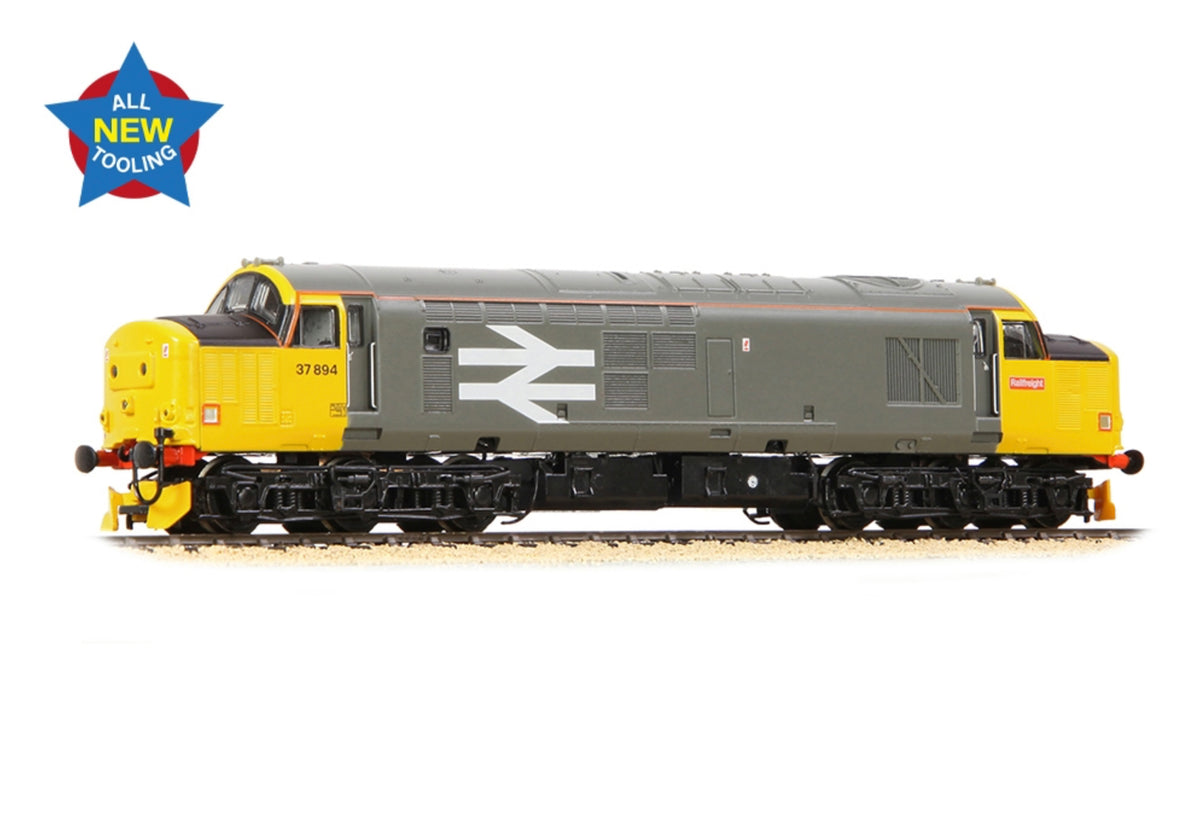 372-110 - Graham Farish - N - Class 37/7 37894 BR Railfreight Grey