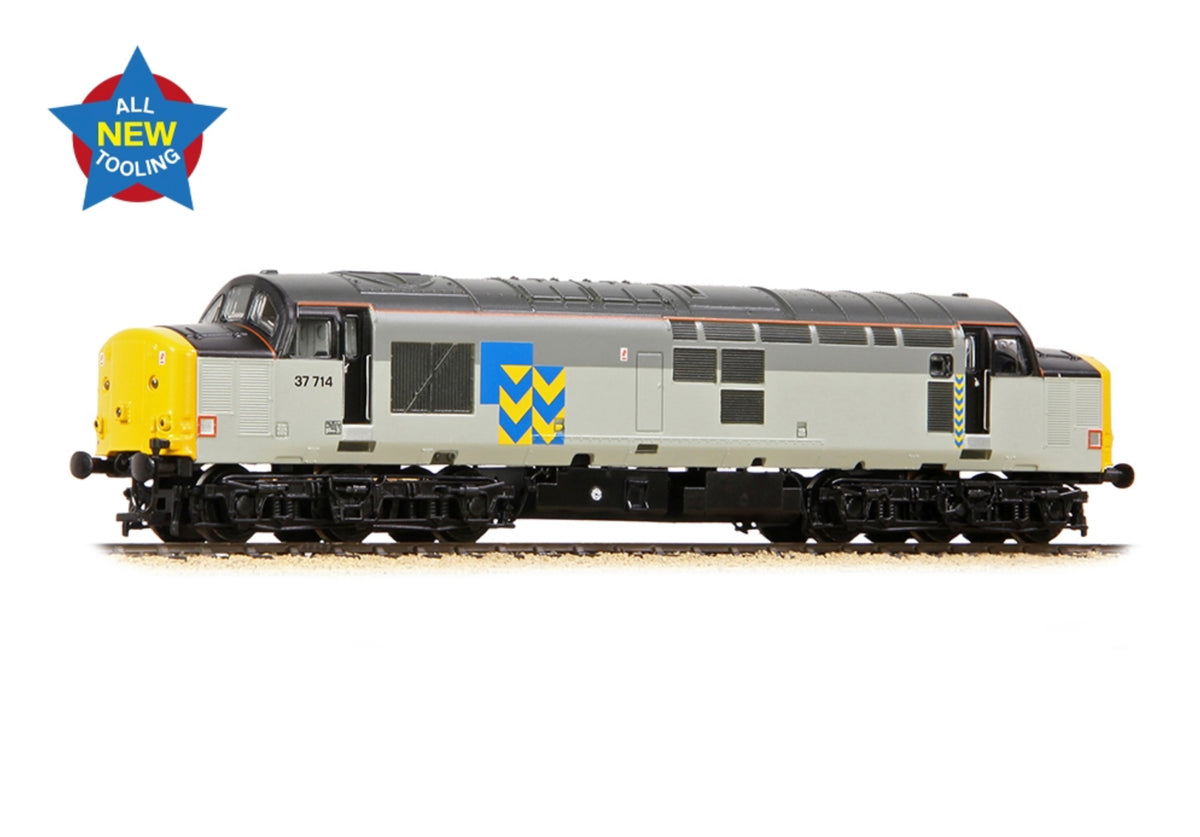 372-111 - Graham Farish - N - Class 37/7 37714 BR Railfreight Metals Sector