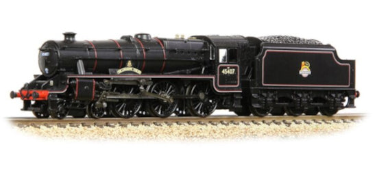 372-136A LMS 5MT 'Black 5' with Welded Tender 45407 BR Lined Black (Early Emblem) SPECIAL OFFER