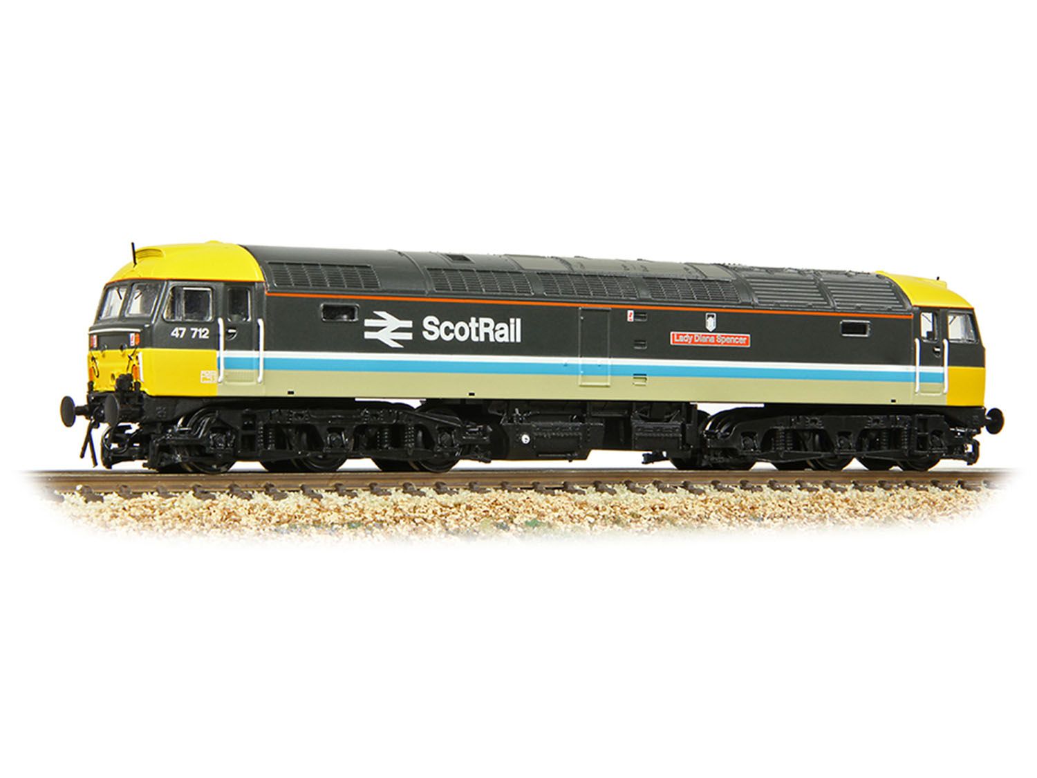 372-245A - Graham Farish - N - Class 47/7 47712 'Lady Diana Spencer' BR Scotrail