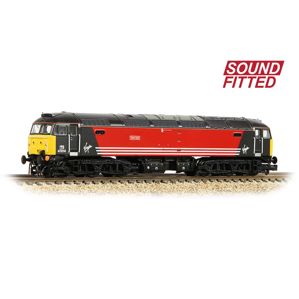 Virgin Trains Class 47 47814 Totnes Castle (SOUND)