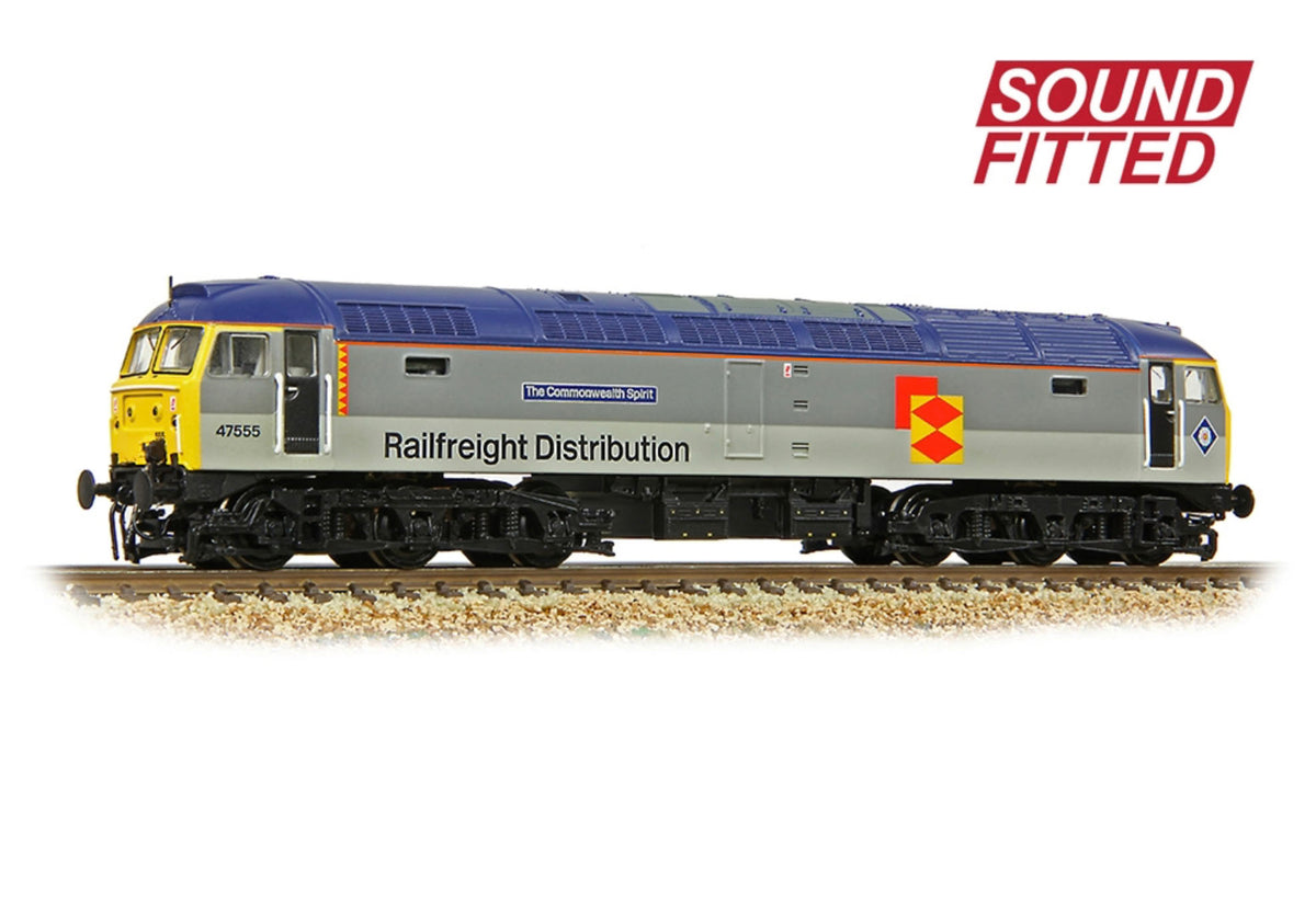 372-263SF - Graham Farish - N - BR Class 47/4 - 47555 'The Commonwealth Spirit' DCC SOUND Rf