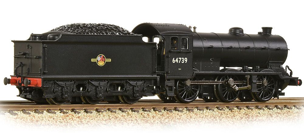 372-403A - Graham Farish - N - LNER J39 with Stepped Tender 64739 BR Black (Late Crest) N