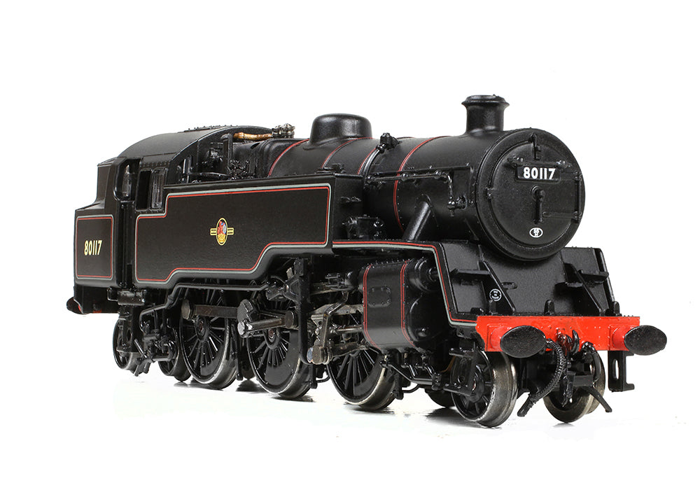 372-536A - Graham Farish - N - BR Standard 4MT Tank 80117 BR Lined Black (Late Crest)