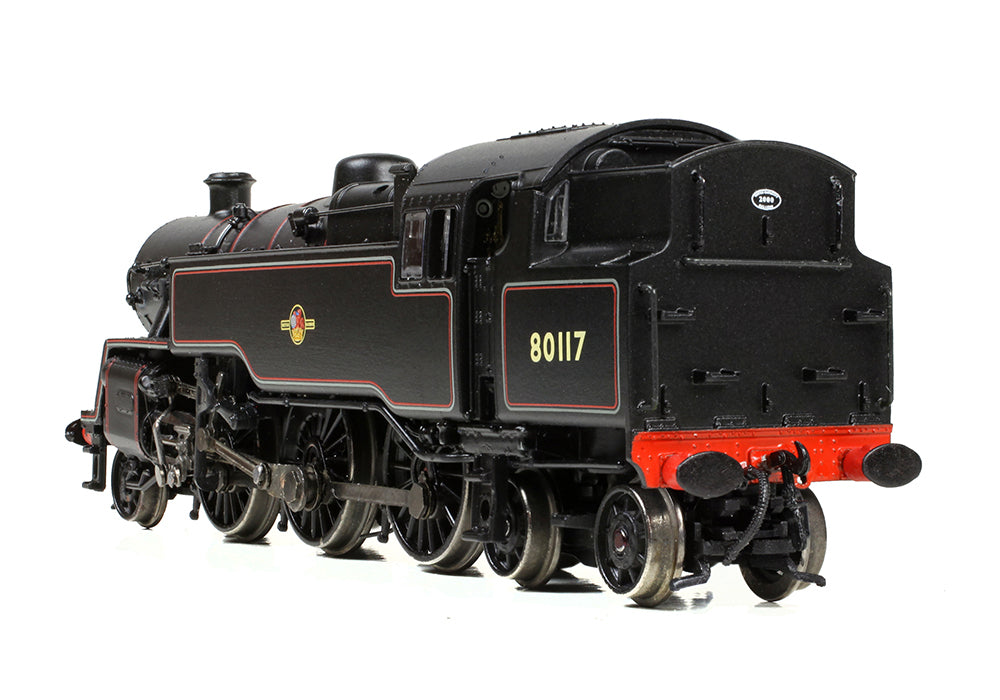 372-536A - Graham Farish - N - BR Standard 4MT Tank 80117 BR Lined Black (Late Crest)