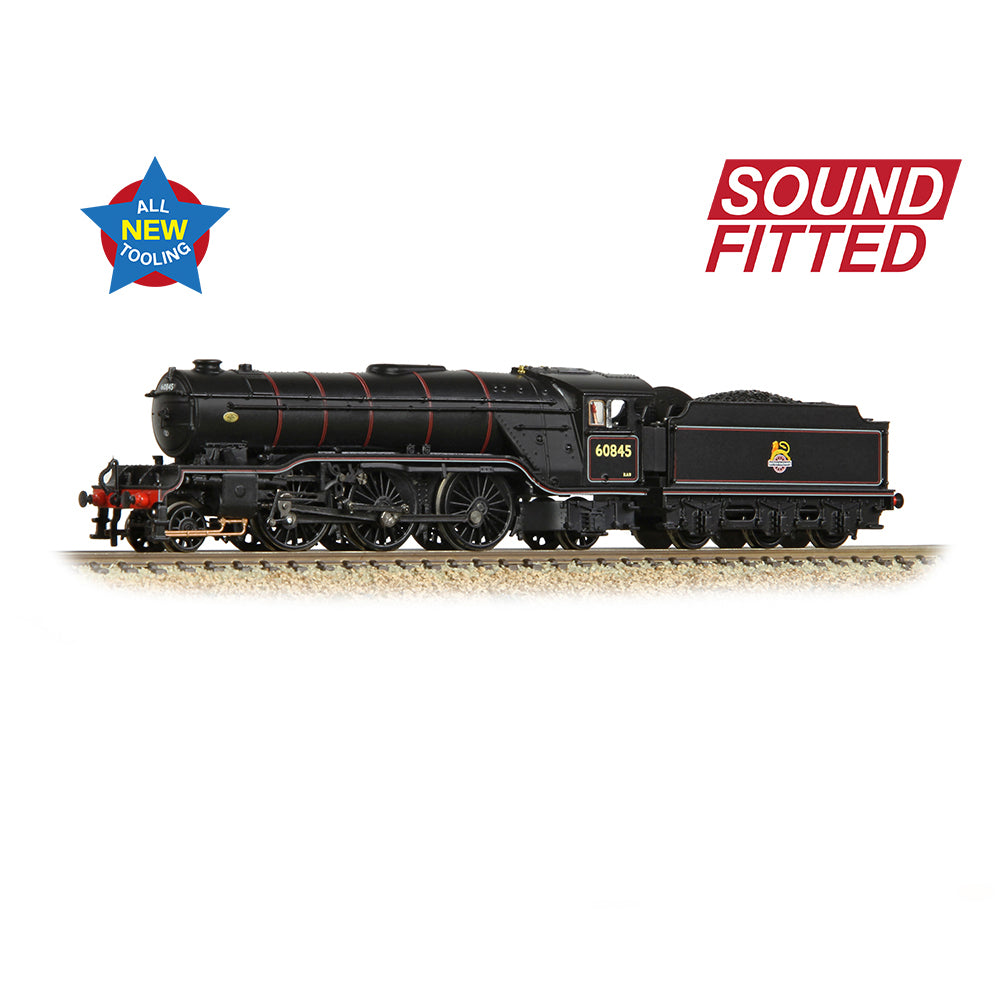 LNER Class V2 60845 BR Lined Black Early Crest SOUND FITTED